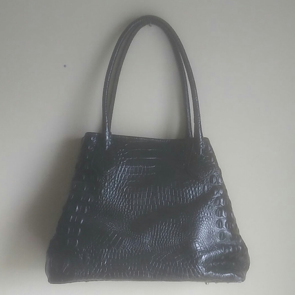 Brahmin Black Satchel Large - Picture 3 of 6
